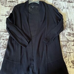 Verve Ami Women's Black Open Cardigan